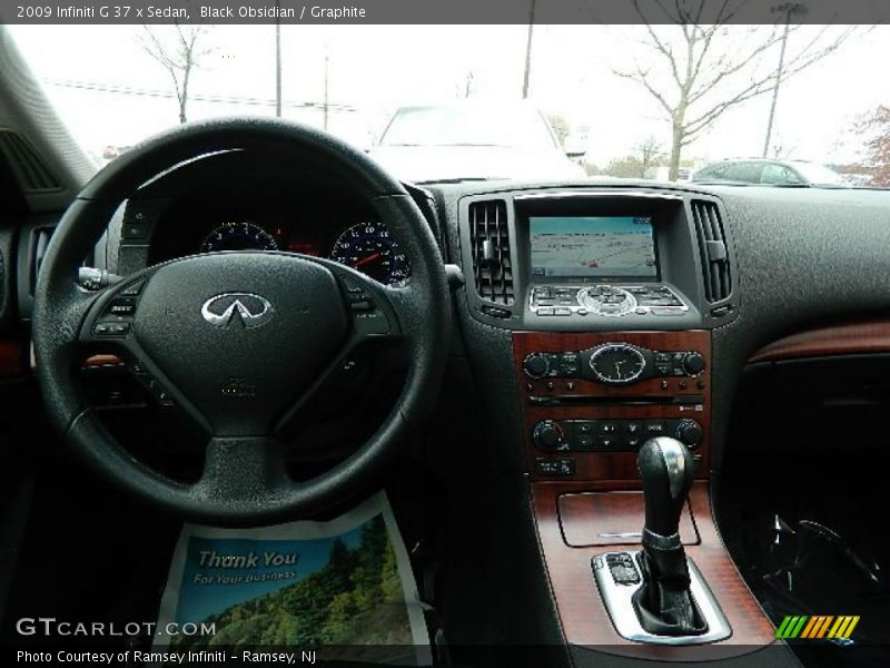 Black Obsidian / Graphite 2009 Infiniti G 37 x Sedan