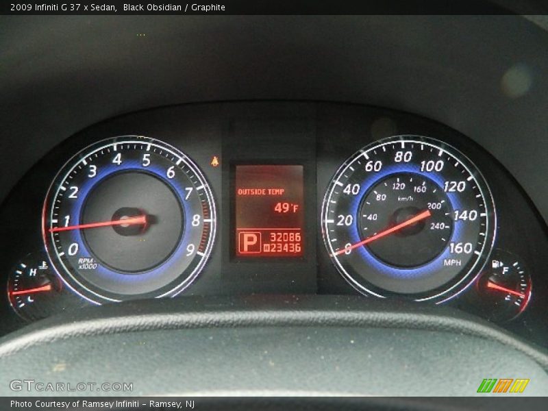 Black Obsidian / Graphite 2009 Infiniti G 37 x Sedan
