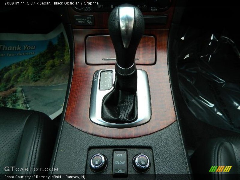 Black Obsidian / Graphite 2009 Infiniti G 37 x Sedan