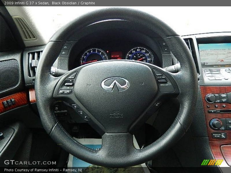Black Obsidian / Graphite 2009 Infiniti G 37 x Sedan