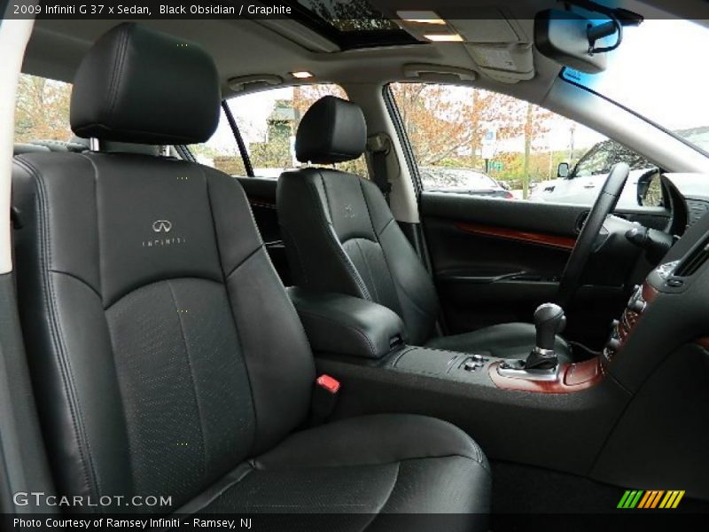 Black Obsidian / Graphite 2009 Infiniti G 37 x Sedan