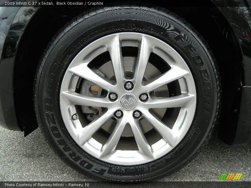 Black Obsidian / Graphite 2009 Infiniti G 37 x Sedan