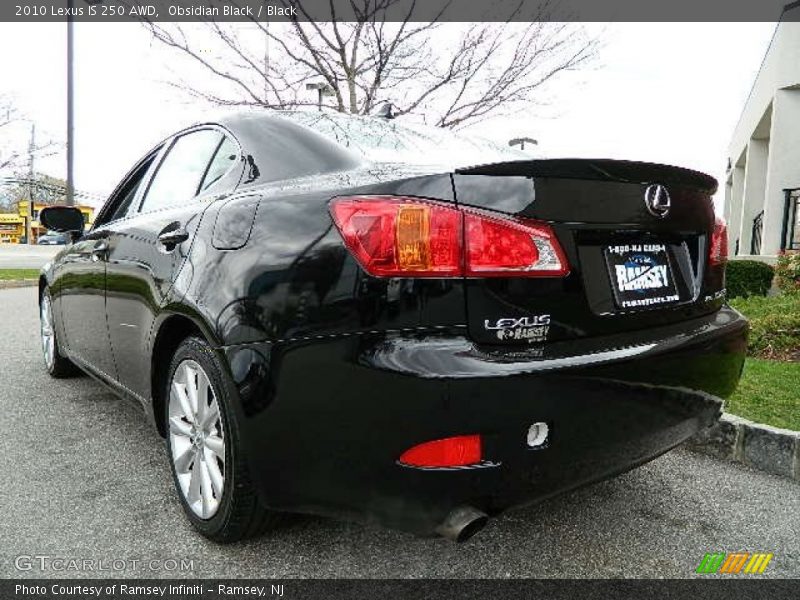 Obsidian Black / Black 2010 Lexus IS 250 AWD