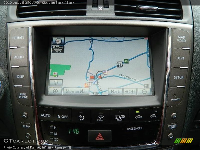 Obsidian Black / Black 2010 Lexus IS 250 AWD