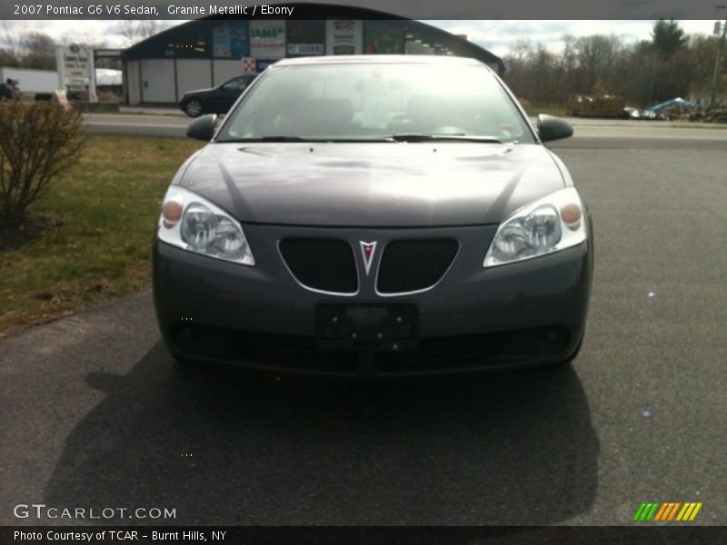 Granite Metallic / Ebony 2007 Pontiac G6 V6 Sedan