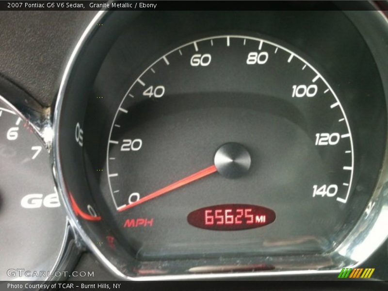 Granite Metallic / Ebony 2007 Pontiac G6 V6 Sedan
