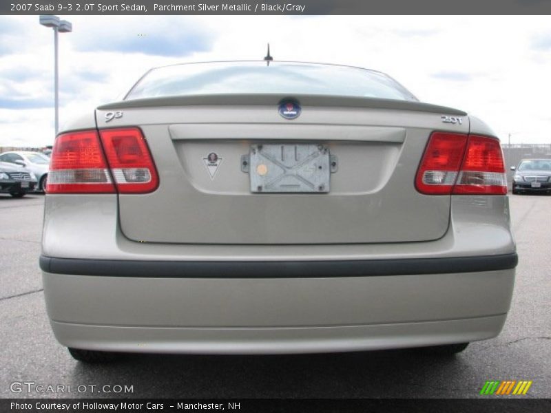 Parchment Silver Metallic / Black/Gray 2007 Saab 9-3 2.0T Sport Sedan