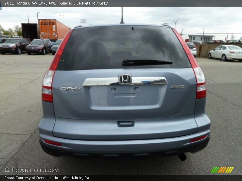 Glacier Blue Metallic / Gray 2011 Honda CR-V EX-L 4WD