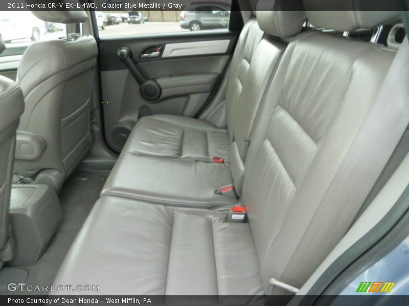 Glacier Blue Metallic / Gray 2011 Honda CR-V EX-L 4WD