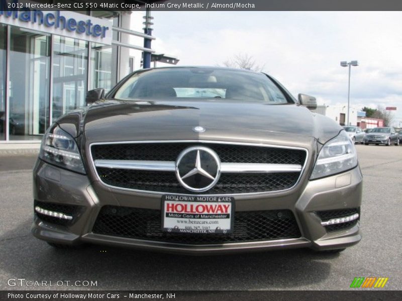 Indium Grey Metallic / Almond/Mocha 2012 Mercedes-Benz CLS 550 4Matic Coupe
