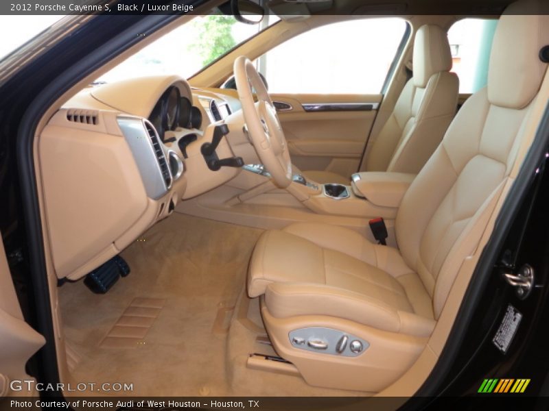  2012 Cayenne S Luxor Beige Interior