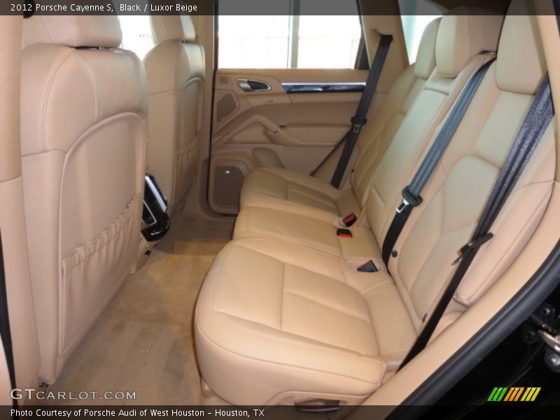 Rear Seat of 2012 Cayenne S