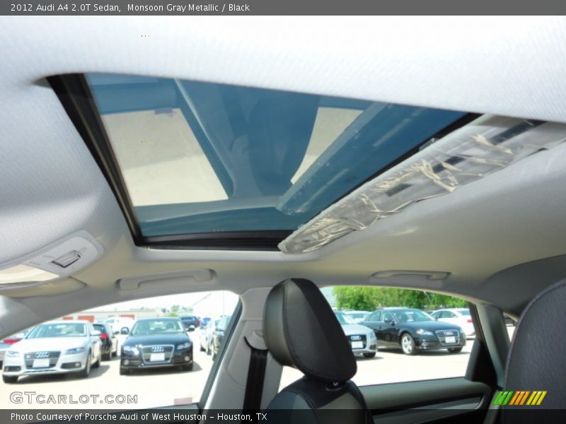 Monsoon Gray Metallic / Black 2012 Audi A4 2.0T Sedan