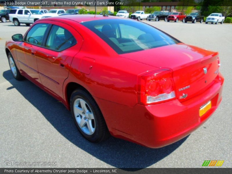 Inferno Red Crystal Pearl / Dark Slate Gray 2010 Dodge Charger SXT