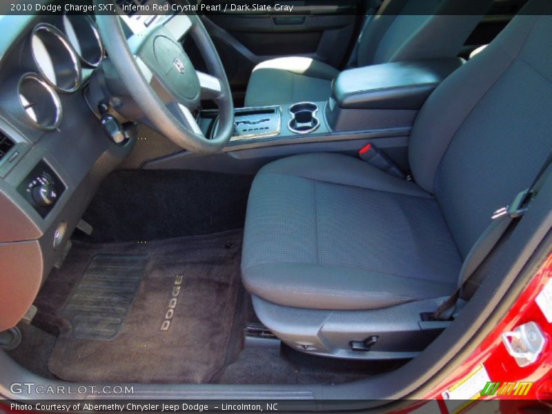 Inferno Red Crystal Pearl / Dark Slate Gray 2010 Dodge Charger SXT