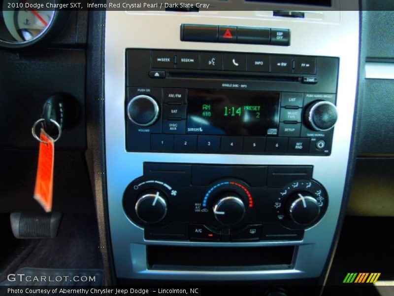 Inferno Red Crystal Pearl / Dark Slate Gray 2010 Dodge Charger SXT