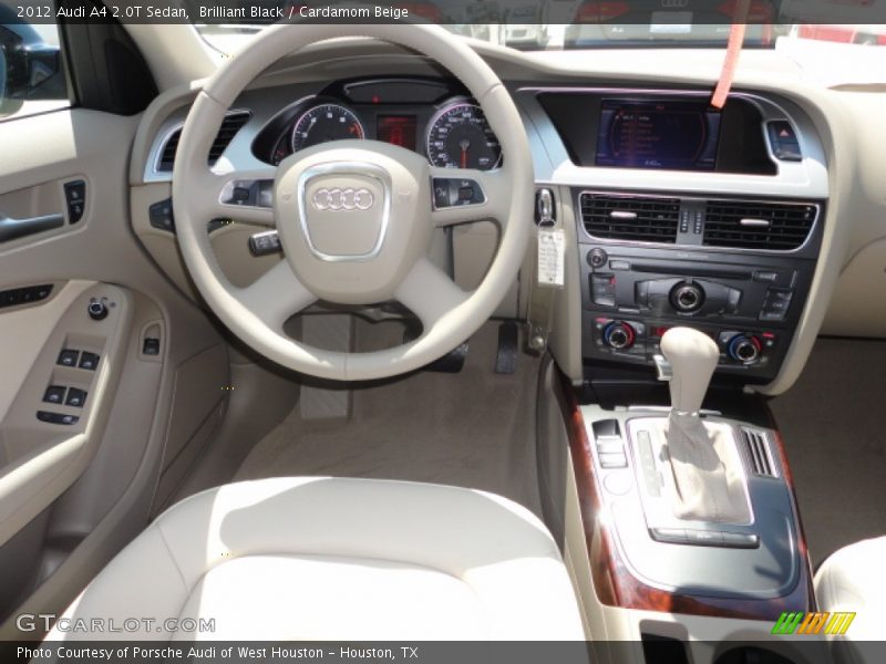 Brilliant Black / Cardamom Beige 2012 Audi A4 2.0T Sedan