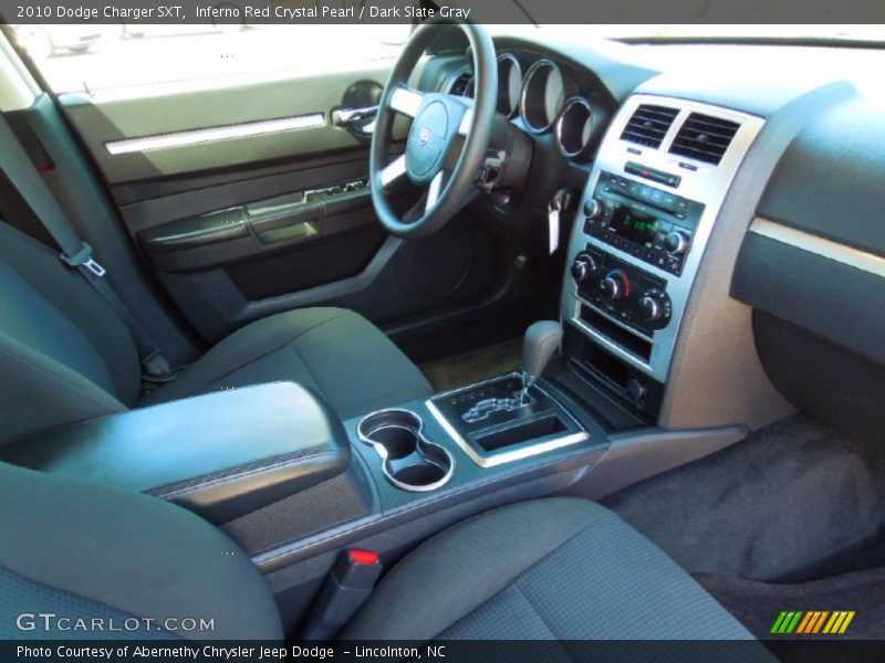 Inferno Red Crystal Pearl / Dark Slate Gray 2010 Dodge Charger SXT