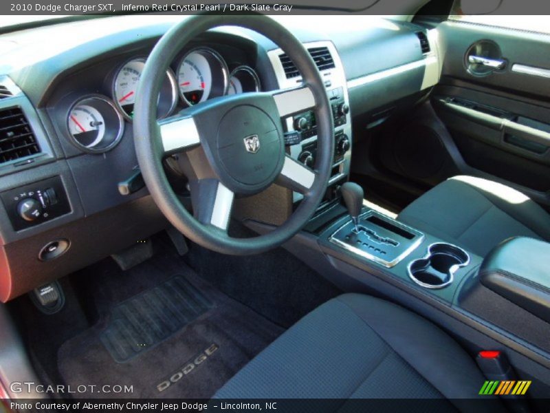 Inferno Red Crystal Pearl / Dark Slate Gray 2010 Dodge Charger SXT