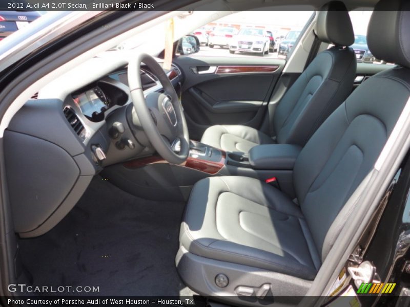 Brilliant Black / Black 2012 Audi A4 2.0T Sedan