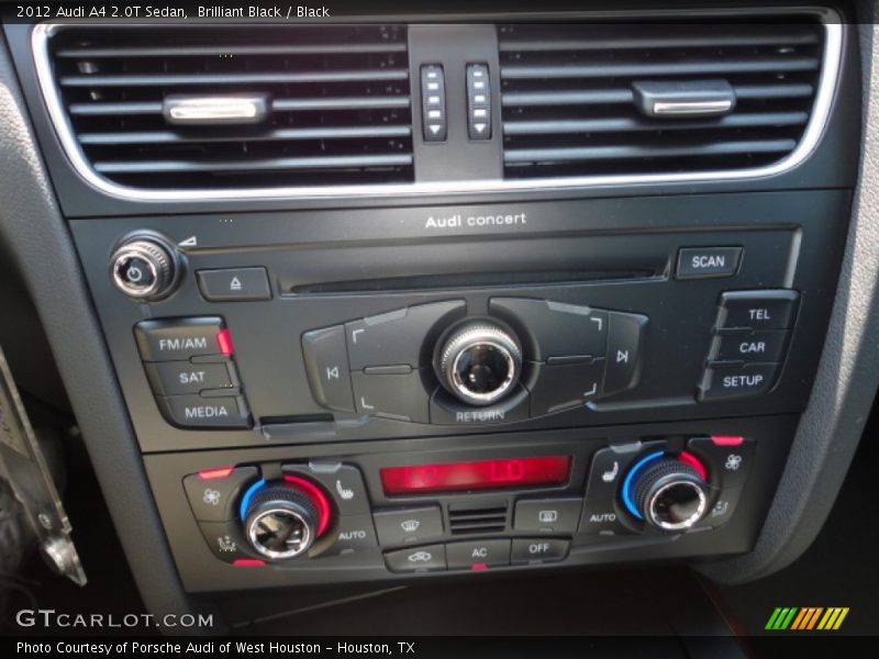 Brilliant Black / Black 2012 Audi A4 2.0T Sedan
