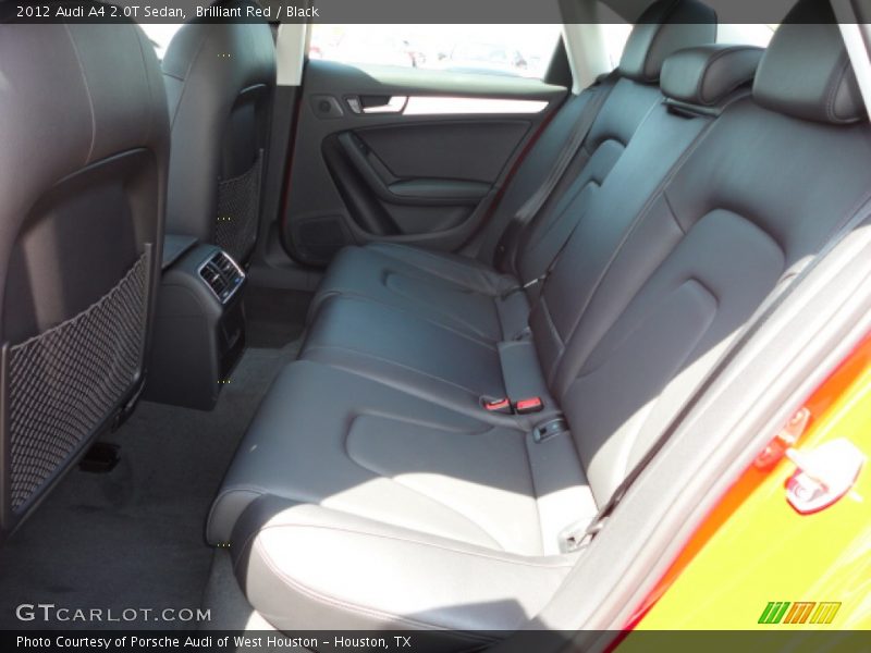 Brilliant Red / Black 2012 Audi A4 2.0T Sedan