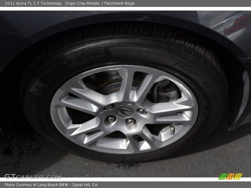 Grigio Gray Metallic / Parchment Beige 2011 Acura TL 3.5 Technology