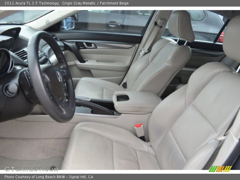 Grigio Gray Metallic / Parchment Beige 2011 Acura TL 3.5 Technology