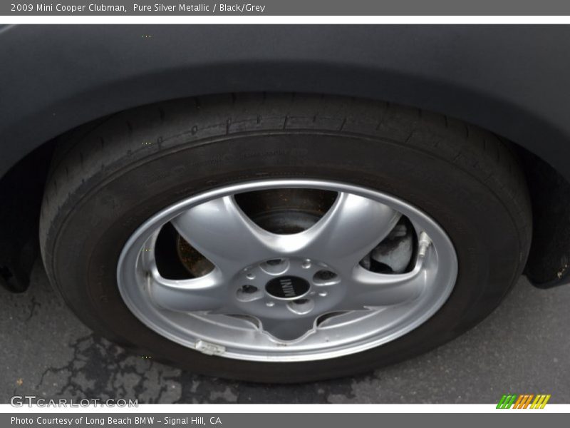 Pure Silver Metallic / Black/Grey 2009 Mini Cooper Clubman