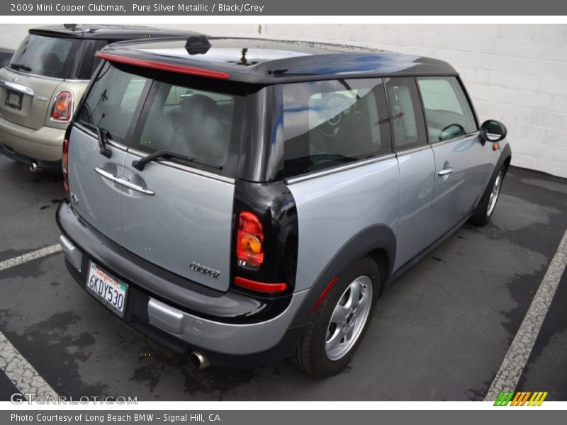 Pure Silver Metallic / Black/Grey 2009 Mini Cooper Clubman