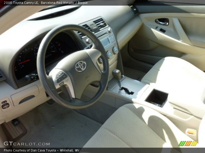 Barcelona Red Metallic / Bisque 2008 Toyota Camry LE