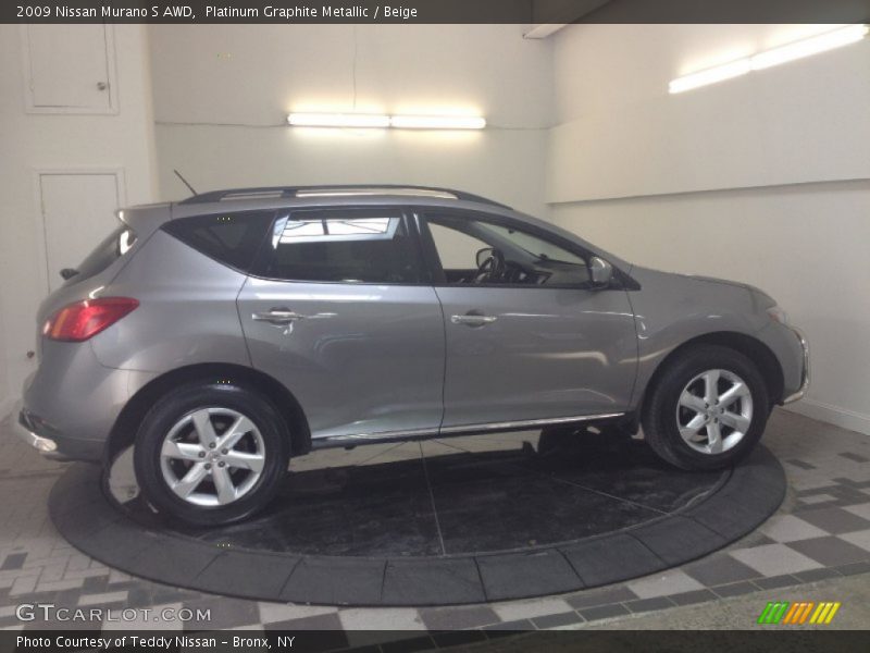 Platinum Graphite Metallic / Beige 2009 Nissan Murano S AWD