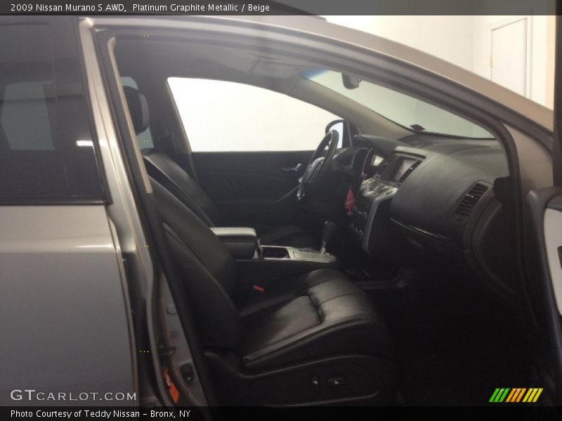 Platinum Graphite Metallic / Beige 2009 Nissan Murano S AWD