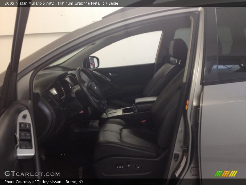 Platinum Graphite Metallic / Beige 2009 Nissan Murano S AWD