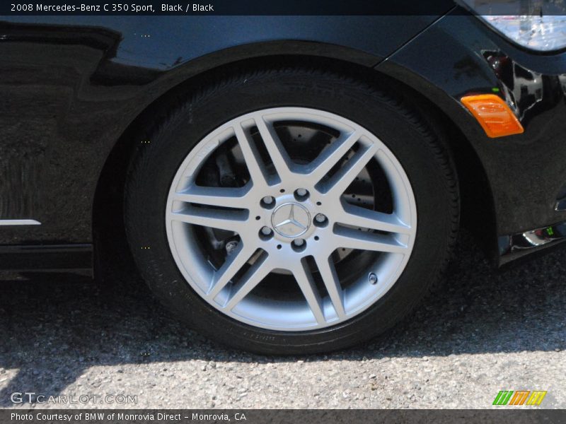 Black / Black 2008 Mercedes-Benz C 350 Sport