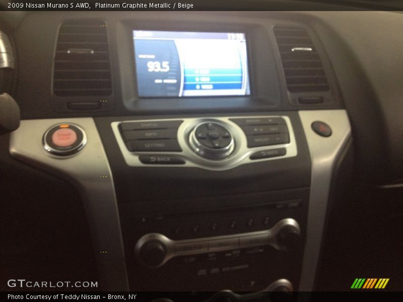 Platinum Graphite Metallic / Beige 2009 Nissan Murano S AWD