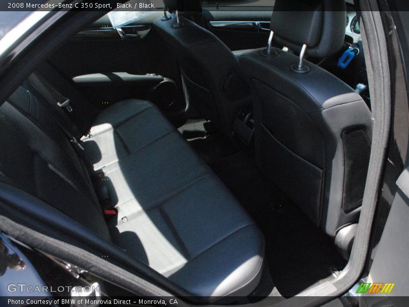 Black / Black 2008 Mercedes-Benz C 350 Sport
