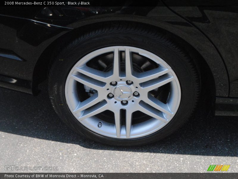 Black / Black 2008 Mercedes-Benz C 350 Sport