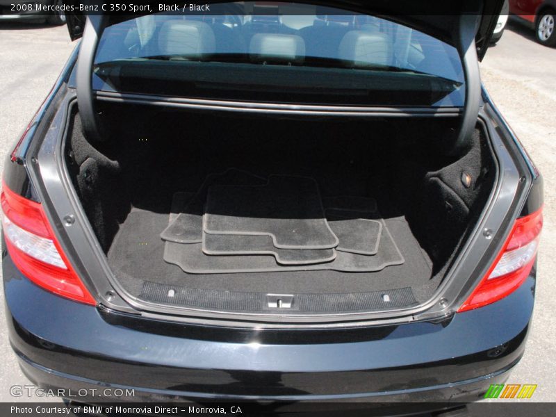 Black / Black 2008 Mercedes-Benz C 350 Sport