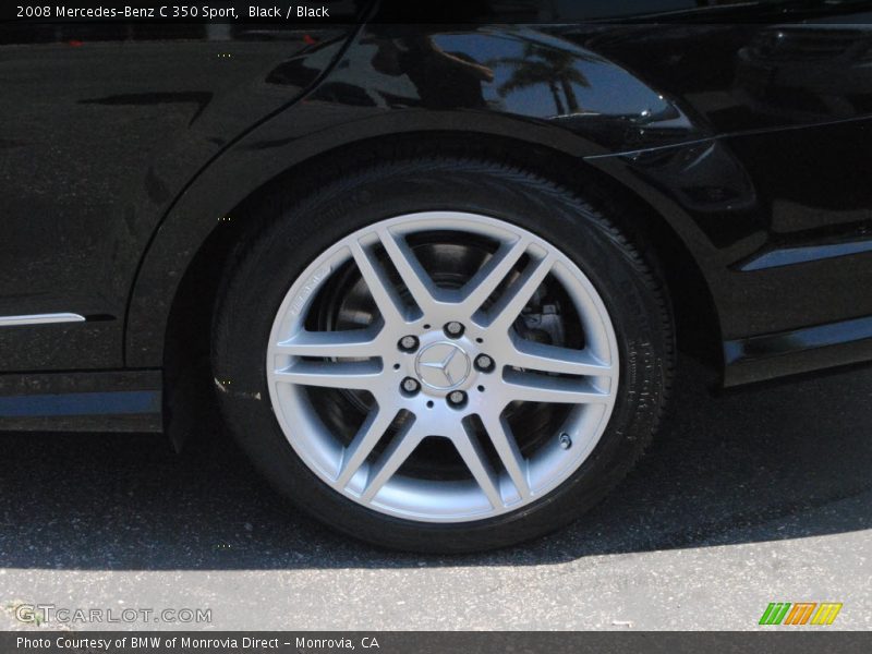 Black / Black 2008 Mercedes-Benz C 350 Sport