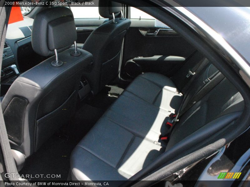 Black / Black 2008 Mercedes-Benz C 350 Sport