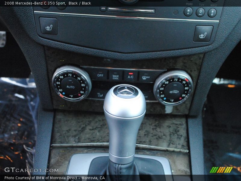 Black / Black 2008 Mercedes-Benz C 350 Sport