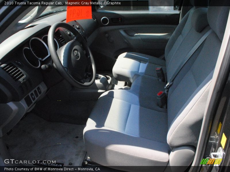 Magnetic Gray Metallic / Graphite 2010 Toyota Tacoma Regular Cab