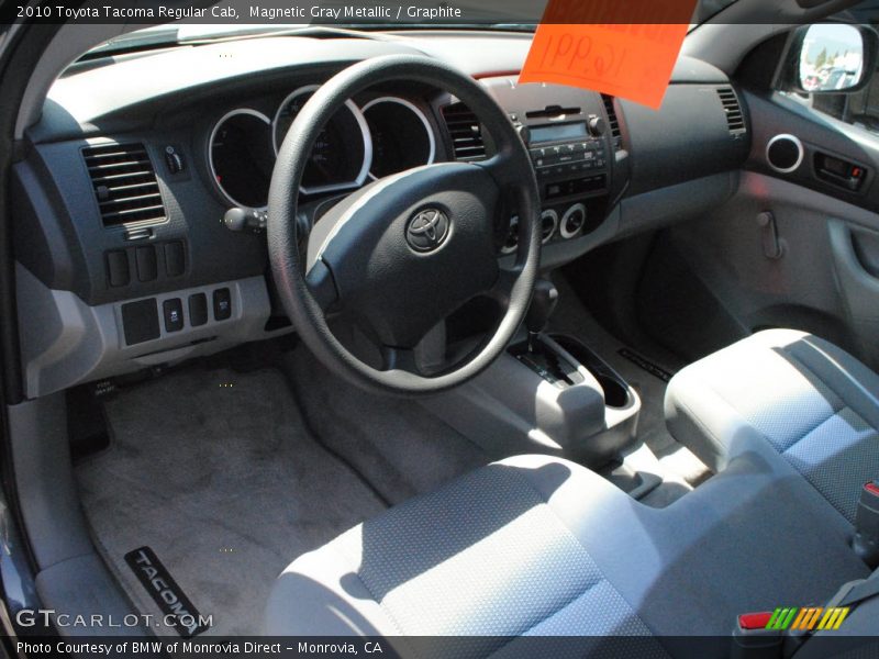 Magnetic Gray Metallic / Graphite 2010 Toyota Tacoma Regular Cab