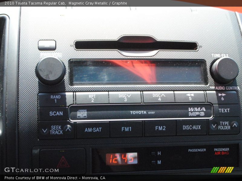 Magnetic Gray Metallic / Graphite 2010 Toyota Tacoma Regular Cab