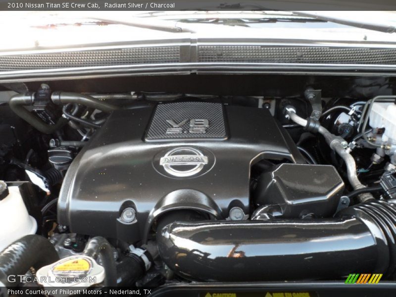 Radiant Silver / Charcoal 2010 Nissan Titan SE Crew Cab