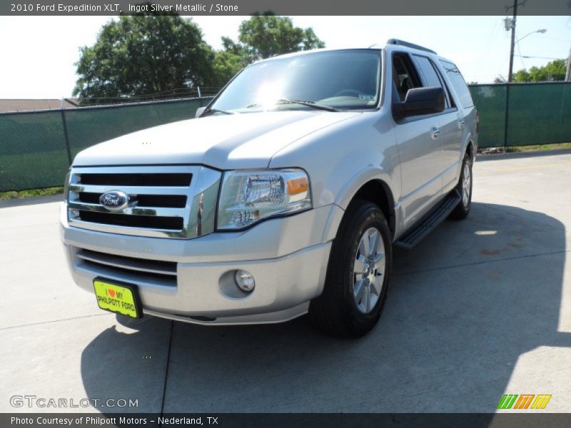 Ingot Silver Metallic / Stone 2010 Ford Expedition XLT