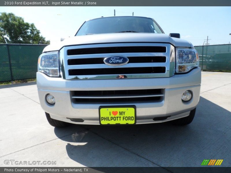 Ingot Silver Metallic / Stone 2010 Ford Expedition XLT