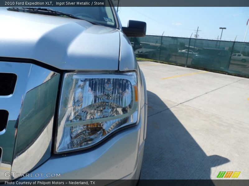 Ingot Silver Metallic / Stone 2010 Ford Expedition XLT