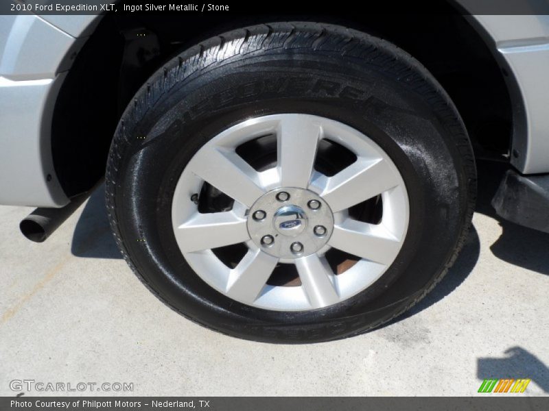 Ingot Silver Metallic / Stone 2010 Ford Expedition XLT
